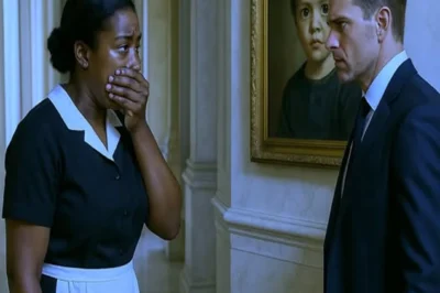 A billionaire’s maid dropped her duster and stared at a portrait — because the boy in it was the same child she’d once shared bread with in an orphanage.