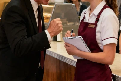 A millionaire disguised himself as a waiter in his own restaurant — but when one of his staff whispered three words to him, everything he thought he knew about loyalty collapsed.