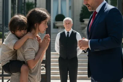 A Billionaire Refused a Beggar Girl at His Gate — But Her Next Words Shattered His Pride