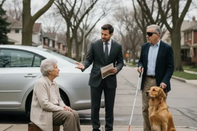 A Son Left His Elderly Mother on the Side of the Road — But the Blind Stranger Who Found Her Changed Everything