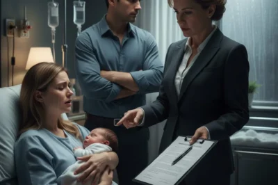 A New Mother Was Forced to Sign Divorce Papers in the Hospital — Until She Revealed a Secret That Made Her Husband’s Family Go Silent