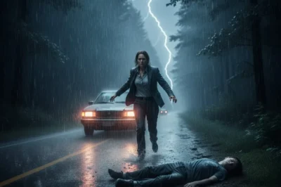 A Bank Clerk Stopped Her Car in the Rain to Save a Homeless Boy — Years Later, He Returned a Billionaire and Changed Her Fate Forever