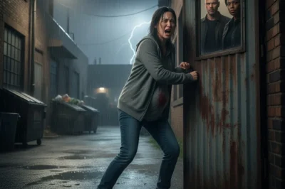 A Pregnant Wife Locked Out by Her Husband and His Mother — But When She Returned at Midnight, the Man Beside Her Made Them Both Scream