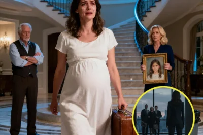 A Father’s Sentence — and the Daughter Who Turned It Into a Verdict “You’ve disgraced this family.” His voice had the precision of a blade, honed on decades of boardroom victories. The rain hissed against the wrought-iron gate as Amelia Carter, twenty-one, six months pregnant, stood on the other side, her suitcase soaking through. Her mother’s pearls trembled like tiny shields against the shame. Her father’s eyes—sharp, glacial—didn’t see a daughter anymore, only a liability. The gate clanged shut, and in that sound was the full weight of exile.