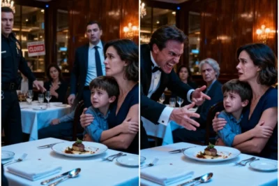 A restaurant manager told a mother, “We do not serve disabled children here” — but when she made one phone call, the room of elites went dead silent.