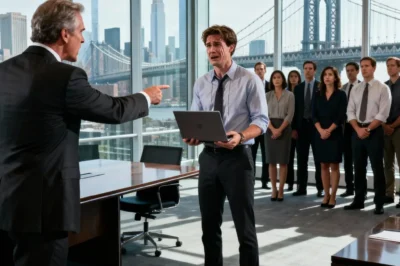 A billionaire CEO fired his lead engineer minutes after a $50 million deal — but as he watched from his glass office, 22 people quietly stood up and followed the man he’d betrayed.