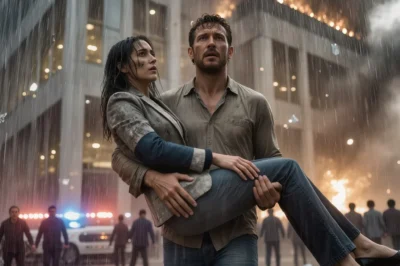 A Fired Delivery Driver Ran Into a Burning Tower to Save the CEO Who Ruined His Life — and When She Showed Up at His Door, Everything Changed