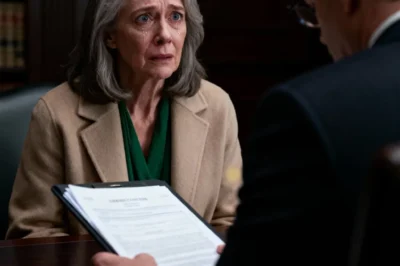 “My own daughter told me to find somewhere else to die.” Her voice broke as rain tapped the motel window. Three days earlier, Jessica had inherited her father’s $33 million estate—and thrown her mother out like trash. But sitting on that lumpy mattress, Helen remembered something her husband once said: “If anything happens to me, trust the lawyer.” And suddenly… the pieces didn’t fit.