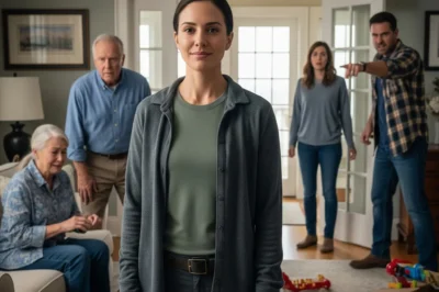 When I came home to surprise my parents with the $425,000 seaside house I’d bought for their anniversary, I expected laughter—maybe tears of joy. Instead, I found my mother sobbing, my father shaking, and my sister’s husband shouting, “This is my house! Get out!” My sister laughed—until I stepped through the doorway and said quietly, “Funny… because my name’s on the deed.”