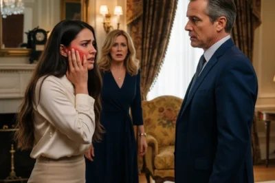 The slap echoed through the house like a verdict. “Ungrateful,” my father hissed, while his wife—my stepmother—hid behind crocodile tears, whispering lies into his ear. He didn’t know the truth yet: that she was the one stealing from him, framing me piece by piece. And the day I proved it, every dollar, every secret, every lie she built came crashing down on both of them.