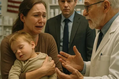 Under the harsh fluorescent lights of the pharmacy, a young mother crumpled over a $187 total that stood between her sick child and the medicine that could keep him breathing. People stared, whispered, looked away—until a quiet voice behind her cut through the shame like a blade. When she turned, the billionaire everyone recognized simply said, “Come with me.” And in that moment, the room shifted.