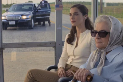 He dumped me on a deserted highway and drove off like I was disposable—no phone, no wallet, no way home. I thought the night would swallow me whole… until the “blind” woman in the shadows lifted her glasses and murmured, “Pretend you’re my granddaughter.” Ten minutes later, a black sedan slid up to the curb like judgment itself—and the life he ran toward began to split at the seams.