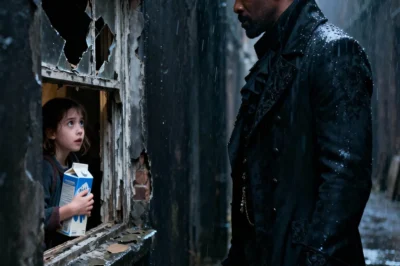 The billionaire only meant to buy a carton of milk for a shivering little girl — nothing more. But the moment Sophie whispered, “I’ll pay you back when I grow up,” something in Jerome Carter cracked. He followed her into the freezing dark, expecting poverty… not a secret that would flip his entire world upside down and expose who was really being tested.