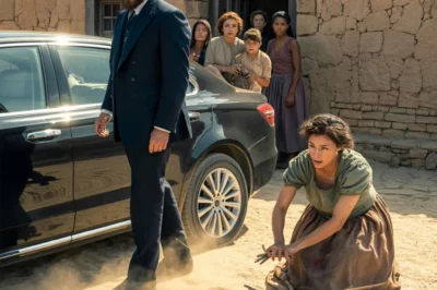 For ten years she swallowed every whisper, every cruel laugh, every “poor Elena” the village threw at her — all while raising a son whose father they claimed didn’t even exist. But on a blistering summer afternoon, a black luxury car rolled to a stop outside her tiny gate… and the man who stepped out made the whole village choke on their gossip.