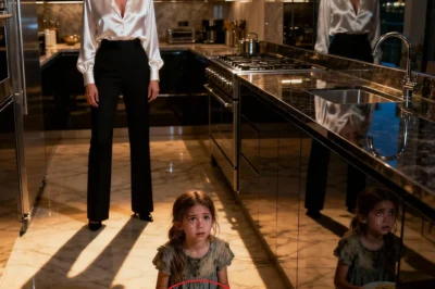 Victoria Langford ruled her empire with diamond-cut precision — firing staff without blinking, slicing egos with a single glance. But the night she caught an 8-year-old hiding in her pantry, clutching cold pasta and begging, “Please don’t fire my mom,” something cracked in the billionaire who prided herself on feeling nothing at all.