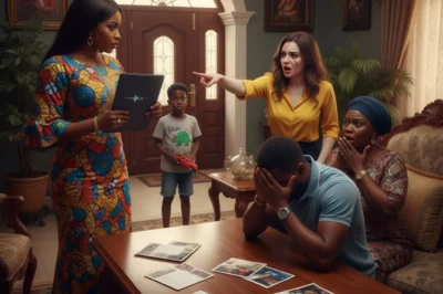 The moment his sister whispered, “That child isn’t yours,” he didn’t defend me, didn’t breathe, didn’t even blink — he just turned and said, “Do a DNA test.” Five years of marriage collapsed into one sentence that felt like a blade. I agreed, certain the truth would clear me… never imagining Amara had already paid someone to destroy my life.