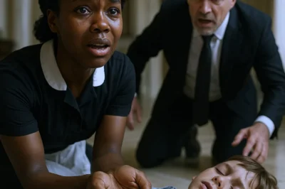 Ten years of silence had turned the Thompson mansion into a mausoleum — a boy who never spoke, doctors who shrugged, and a millionaire father who’d bought every miracle except the one he needed. But when the new maid knelt beside the child and pulled something wet and moving from his ear, the butler screamed, the father ran, and the impossible happened: a single word shattered the decade-long quiet.