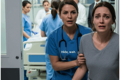 She rushed to the ICU For her Husband. A Nurse Stopped her: “Hide, Wait.” she Froze When she…….