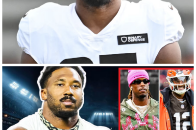 🐘 “Myles Garrett EXPOSES the Truth: Jerry Jeudy’s Struggles with the Raiders Under the Microscope! 🌪️ What’s Next for Jeudy?” “In a recent interview, Myles Garrett exposed the challenges Jerry Jeudy has faced while playing for the Raiders. ‘This isn’t just about talent; it’s about execution and mindset,’ Garrett explained. How will Jeudy respond to these criticisms, and what does it mean for his future?” 👇