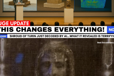 The internet went dead-silent for a moment after a new AI-generated analysis of the Shroud of Turin began circulating online—screenshots, blurred clips, and shaken reactions ricocheting across feeds. Viewers said the algorithm didn’t just “enhance” the image… it pulled something out of the shadows no one expected to see. One researcher in the clip mutters, “I didn’t think the model would find anything—much less that,” before the footage abruptly cuts.