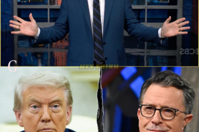 Late-Night CHAOS! Colbert “ERUPTS” After Trump Mocks Harvard Grads — Then Fires Back With a Savage Comedy Bit Pretending to Drop a 1965 ‘SAT Card’ LIVE, Sending Trump World Into Hysterical Meltdown