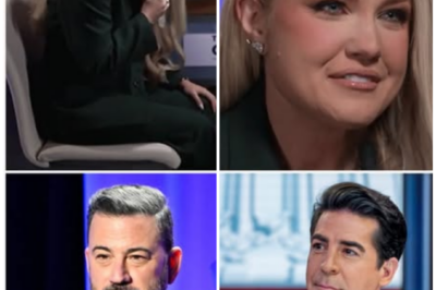 The room cracked when Erika Kirk finally said his name — Jimmy Kimmel — and spat through clenched teeth, “He turned my husband’s death into a joke,” before her voice broke and she asked the question no one was ready for, “Do you know what it’s like to hold someone while they’re still warm and realize they’re already gone?” leaving the air so heavy even the cameras seemed to freeze.