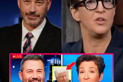 The moment the segment aired, the studio shifted from easy laughter to a charged, razor-sharp silence as Jimmy Kimmel and Rachel Maddow—two voices rarely aligned in tone—somehow collided on the same story. First came Kimmel’s roast, tossed out like a joke but landing with unexpected weight. Then Maddow’s calm, forensic breakdown slid in behind it, tightening the tension until even viewers at home felt the air snap. One producer whispered, “This wasn’t comedy or commentary… this was a setup for something bigger.”