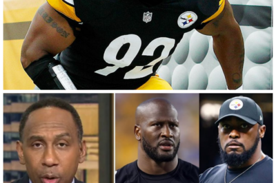 🐘 FIRST TAKE Meltdown: Stephen A. Smith vs. James Harrison! 🎤 “Get ready for a showdown like no other!” When James Harrison claimed that Mike Tomlin was never a good coach, Stephen A. Smith went into full meltdown mode, delivering a passionate tirade that had everyone talking. With both personalities clashing on national television, this heated exchange raises questions about loyalty and respect in the world of sports. Who will reign supreme in this battle of wits? 👇