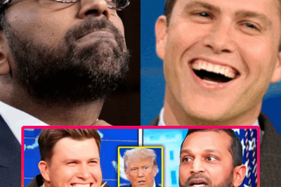 COLIN JOST’S QUIET-LINE AMBUSH LEAKS: PATEL REPORTEDLY “TURNED WHITE AS PAPER” AS OFF-CAMERA MIC CAPTURED A STUNNED WHISPER — “I KNEW HE’D USE THAT AGAINST ME… JUST NOT TODAY” — AND WHAT FOLLOWED SENT PRODUCERS RUNNING DOWN THE HALL WHILE NETWORK EXECUTIVES DEMANDED THE FOOTAGE BE LOCKED BEFORE IT SPIRALLED INTO A CAREER-ENDING RECKONING THAT NO ONE AT THE TABLE WAS PREPARED TO FACE