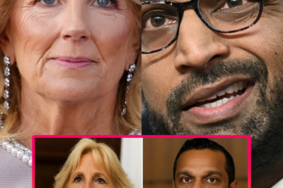The internet erupted overnight after a viral clip—spliced from multiple hearing moments—circulated claiming to show Jill Biden standing and confronting FBI Director Patel in a tense exchange that sent shockwaves through viewers. The footage, dramatic even without context, captured a moment where the room seemed to tighten, aides glancing at each other as Patel calmly reached for a folder with her name on it. For a split second, everything went silent.