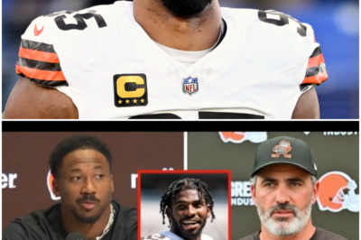 🐘 “SCANDAL ALERT: Myles Garrett CALLS OUT Kevin Stefanski’s Leadership—Is This the Beginning of the END? ⚡” In a shocking turn of events, Myles Garrett has taken a bold stance against Kevin Stefanski’s leadership, exposing cracks in the foundation of the Browns’ locker room! “We need someone who can lead us through adversity,” Garrett asserted, leaving fans and analysts alike questioning the coach’s ability to guide the team. With tensions mounting and trust eroding, could this be the catalyst for a major shake-up in Cleveland? The drama is unfolding, and all eyes are on Stefanski! 👇