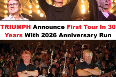 TRIUMPH’s 50th Anniversary Tour: A Triumphant Return After 30 Years to Celebrate a Legendary Rock Legacy