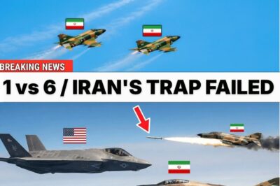 6 Iranian F-4s Attempt to AMBUSH a U.S. F-35 — What Happens Next Is Insane