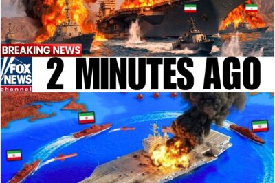 5 Iranian Peykaap Boats Attacked a U.S. Carrier in the Strait of Hormuz